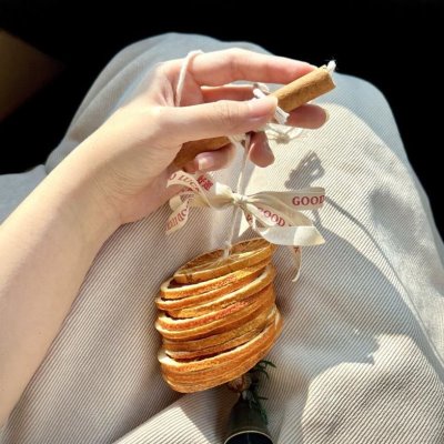 车载装饰大橘母亲节礼物心挂件挂饰想女生利片汽车氛围橙花车品大