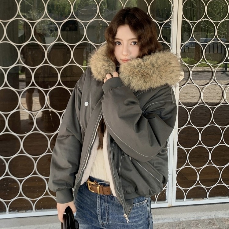 座山雕棉服外套女冬季2026新款棉衣加绒加厚派克服小个子短款棉袄,女装/女士精品,棉衣/棉服,淘宝优惠券,粉丝福利购,淘宝优惠卷