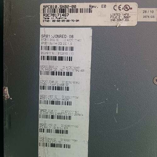 可维修5CP810.SX02-00 Rev.E0， 5，控制器