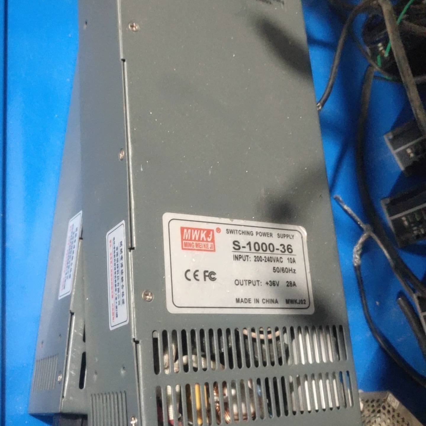 可维修明伟大功率开关电源S-1000-36议价