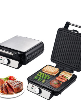 牛排机三明治机早餐机煎烤器双面加热华夫饼机GRILL MAKER