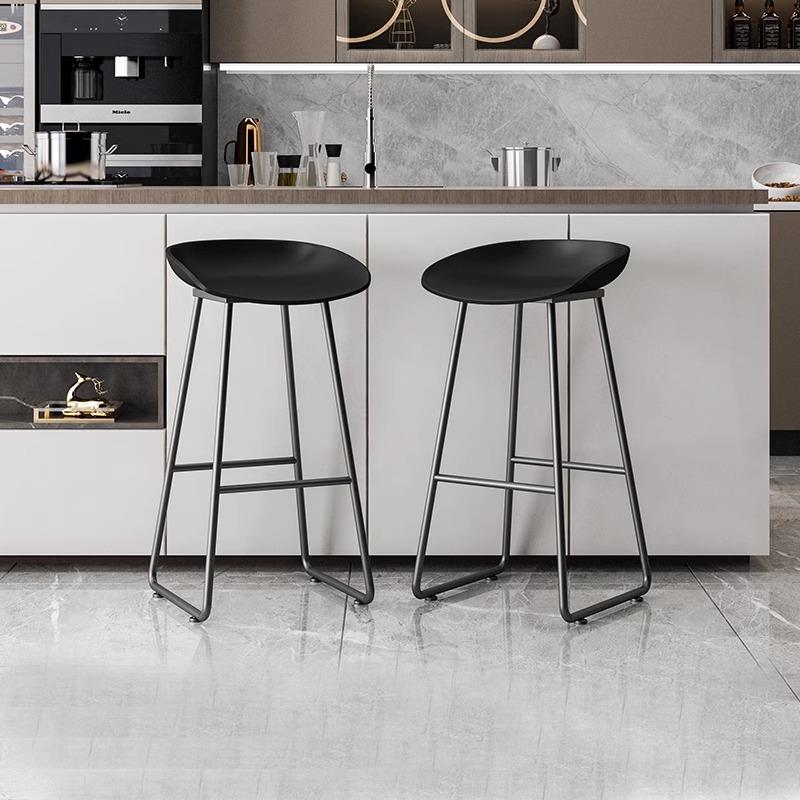 需定制吧台椅北欧吧台凳简约现代柜台高凳子网红酒吧椅高脚吧椅家