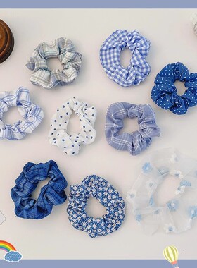 甜美韩系ins 猪大肠发圈女肥肠发绳扎头发皮筋可爱百塔高级感发圈