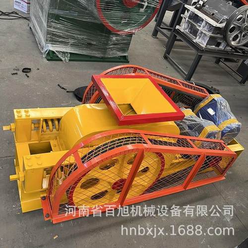 石英砂辊式制砂机小型双辊挤压齿辊粉碎机 250×400对辊式破碎机