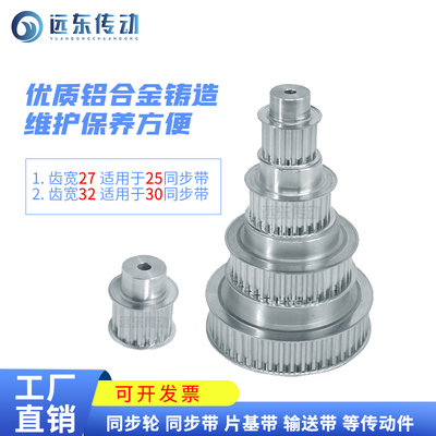 8M58齿同步轮同步带轮皮带轮 标准件铝合金齿外径146.33 3D打印机