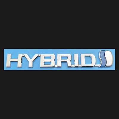 适用于丰田混合动力车标凌尚威兰达威飒HYBRID侧标后尾标志