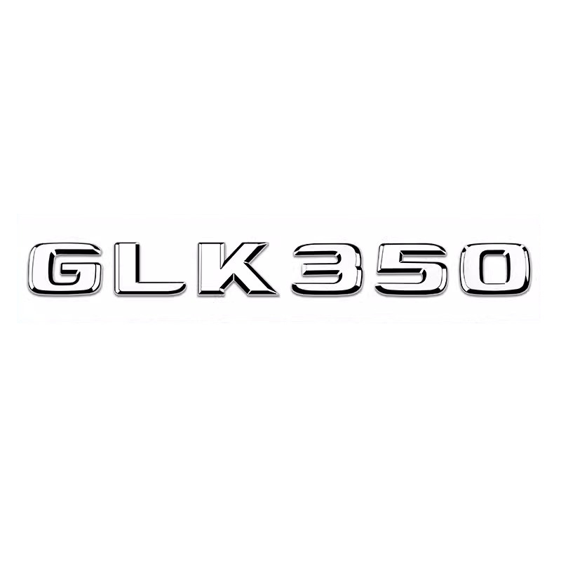 奔驰GLK200车标GLK250车贴GLK260后尾标志GLK300排量标GLK350改装