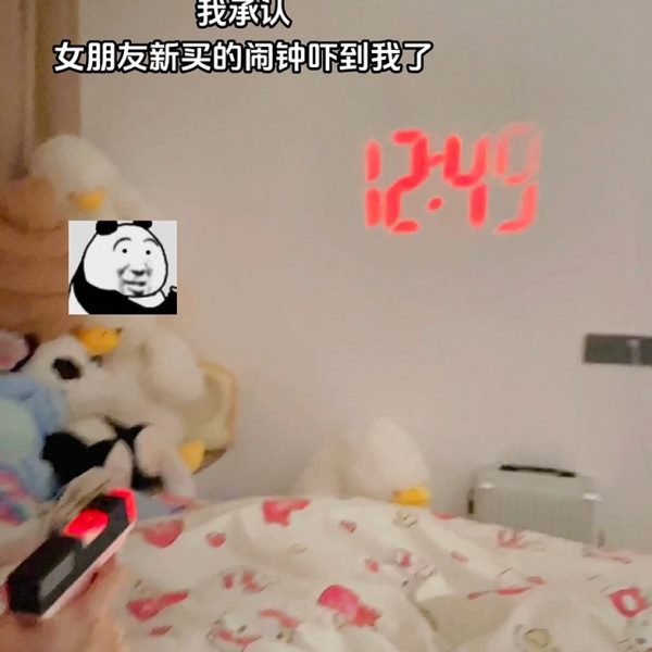 时钟颜值打靶可期枪手电子表枪投影日闹钟创意子时间计生日礼物高