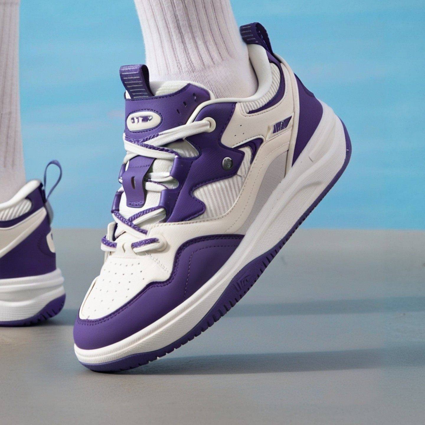 特步启浪CTR板鞋|男鞋增高2025冬季新款百搭舒适休闲鞋运动鞋子,运动鞋new,跑步鞋,淘宝优惠券,粉丝福利购,淘宝优惠卷