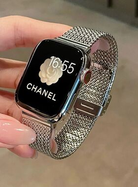 适用红米Redmi watch6新款轻奢麦穗卡扣宽版表带小米redmi watch5/4高级时尚金属气质腕带男女款5lite/Active