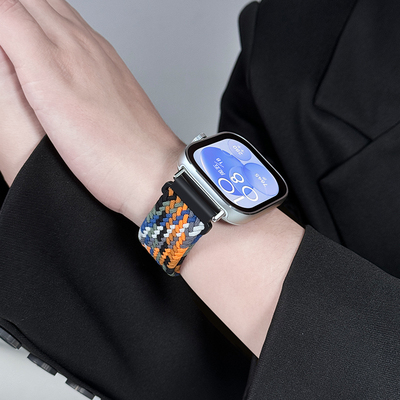 适用红米watch5表带Redmiwatch6手表带redmi4腕带智能小米手环9Pro编织磁吸8Pro磁吸调节运动男生替换女配件