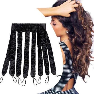 Heats Hair Curler Rod Headband Skin No Heat Hair Curls
