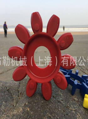 XL6型星型联轴器/软连接GS38梅花瓣弹性体块/胶垫CJ缓冲垫减震垫