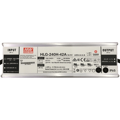 明纬电源 HLG-240H-48AB   240WLED高架照明电源