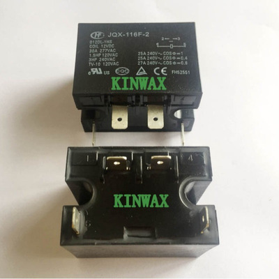 HF116F-2/100DP-1HW 一组常开25A法兰安装继电器