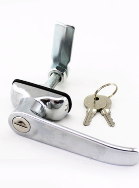 CH751执手锁 L008 8*8 螺纹方棒 多用天地锁拉手锁房车锁电柜锁