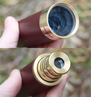 便携款全金属4节拉伸式海盗单筒望远镜25*30倍加勒比海盗式望远镜