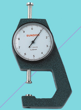 SUNDOO山度LP-4010皮革测厚规 皮革测厚仪 测厚规0-10 测厚计