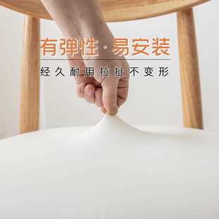 直销加厚弹力PU皮革椅面套坐垫套简约家用坐板套卧室凳面保护 新款
