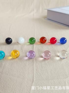 新款直销跨境弹珠玻璃水晶球16mm 玻璃球珠跳棋1.6cm鱼缸装饰饰品