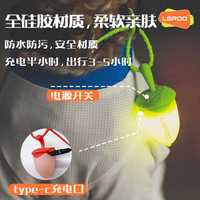 新款直銷laroo萊諾榛子狗狗夜行燈寵物項圈小型犬防走失發(fā)光吊墜