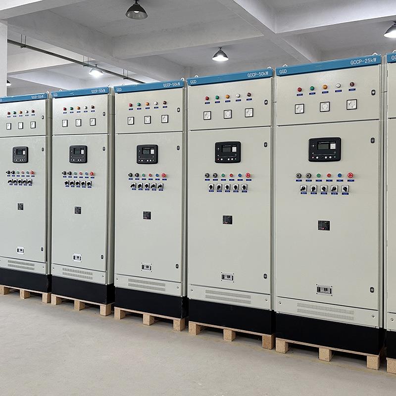 柴油发电机并机柜低压成套XL-21动力柜定制控制电路PLC开关柜