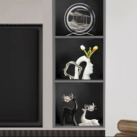 Creative home decoration for the living room, entrance hall, TV cabinet, housewarming gifts, rabbit ornaments, vases, light luxury and high-end thumbnail 2