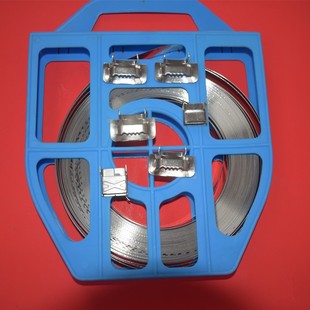 30.5 厂家供应201不锈钢打包带 不锈钢盘带新工艺圆口0.5