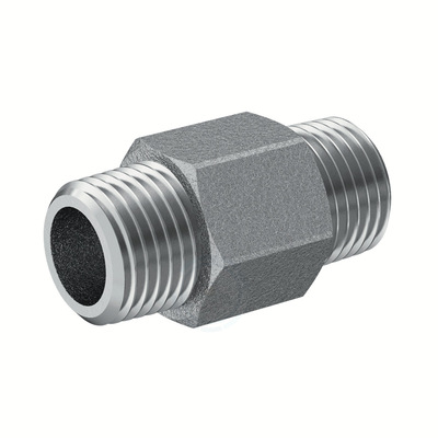 316 SST Low-Pressure, Straight Reducer, 1/4 x 1/8 NPT Male