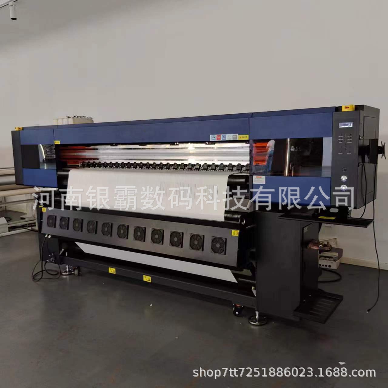 布料数码印花机 服装热升华打印机1.8米宽幅8头i3200热转印打印机