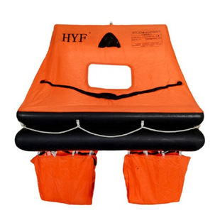 HYF-U型游艇用抛投式气胀救生筏 海上应急撤离游艇气胀式救生筏