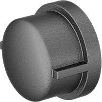 Low-Pressure Pipe Fitting, Iron Cap, 1 NPT Female