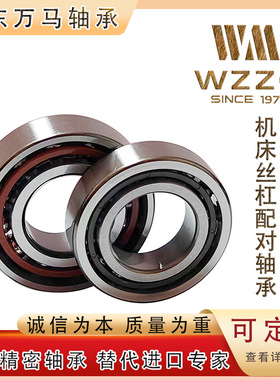 万马角接触小球H7007CTA-2RZ/P4SUL/DB/机床主轴轴承主轴专用配对