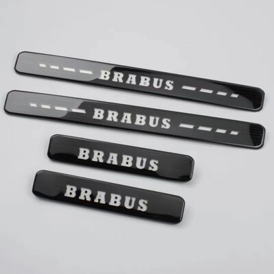 19-23benz奔驰大G级W463W464G63BRABUS AMG带灯门槛条迎宾踏板