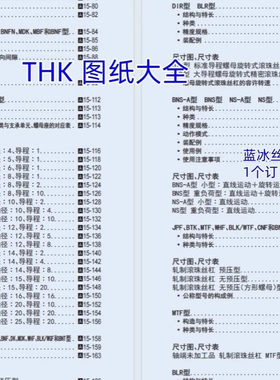 BLR滚珠丝杠BIF丝杆BNK螺杆BIR SBN SBKH HBN SDA MBS BS MDK BNF