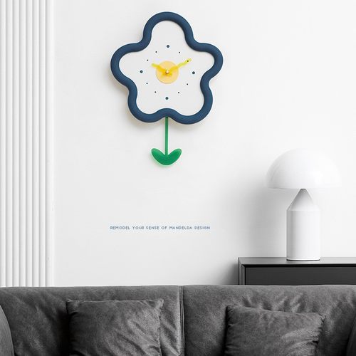 wozoom屋准北欧轻奢钟表客厅挂钟墙面装饰品现代简约石英钟壁挂式