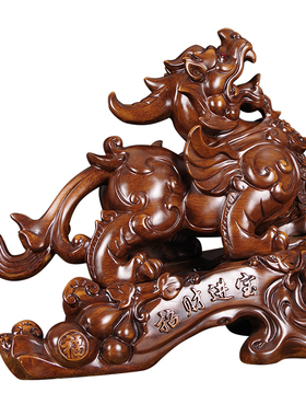 招财貔貅摆件公母一对客厅酒柜办公室桌开业礼品酒店收银台礼物