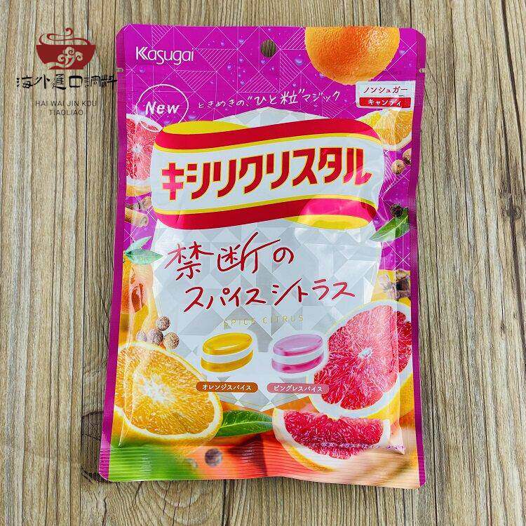 日本 零食KASUGAI春日井润喉糖3种水果什锦硬糖草莓葡萄味喜糖