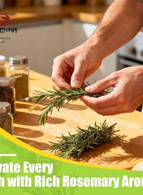 Dried Whole Rosemary Sprigs 整枝叶迷迭香牛排调味法式香草束用