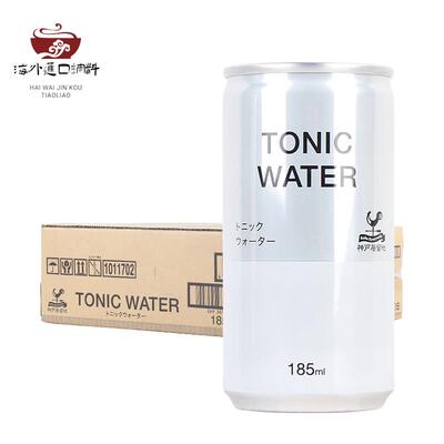 日本神户居留地汤力水tonic water气泡水碳酸饮料调酒185ml*6听