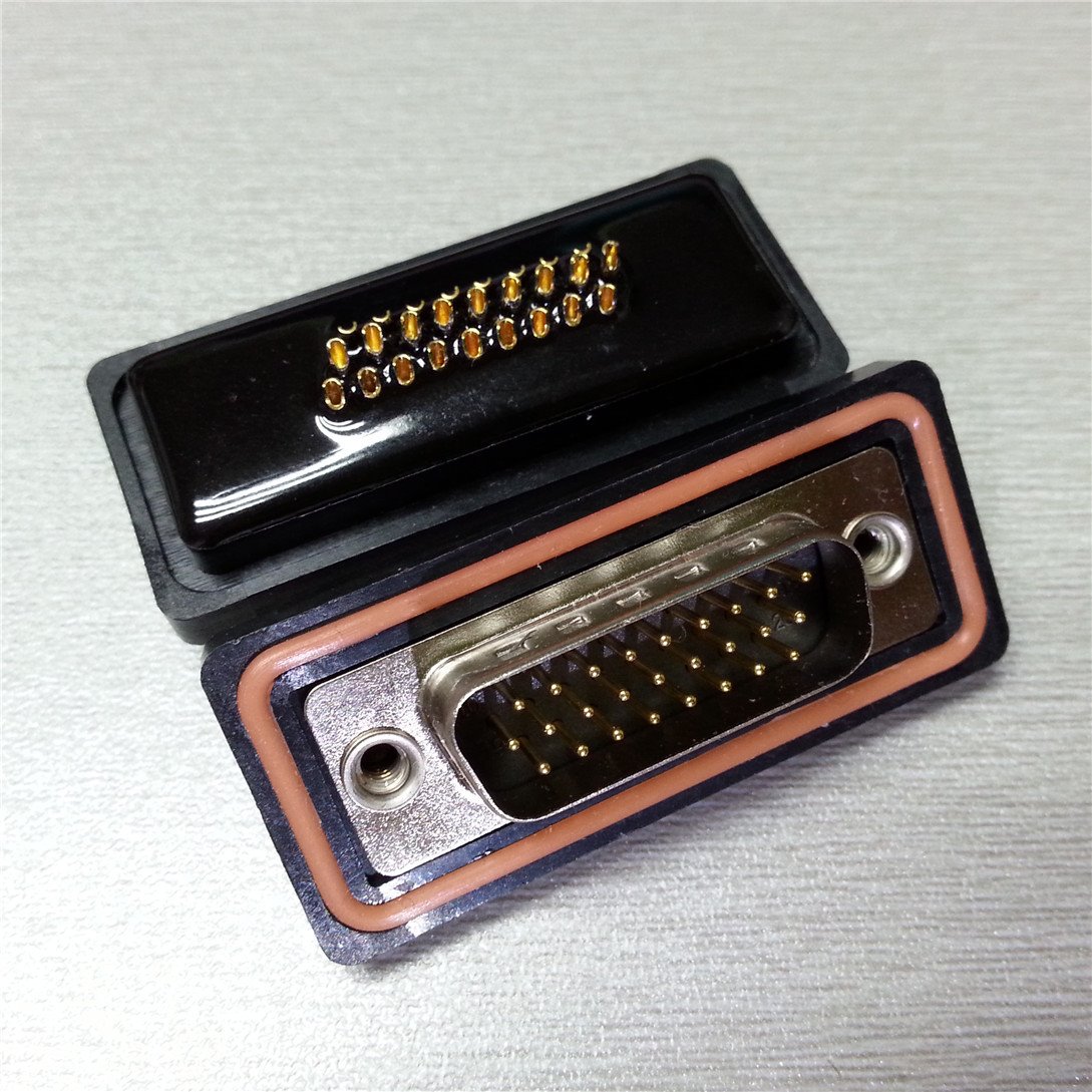 HDB(DSUB)26pin防水公头连接器 等级IP67
