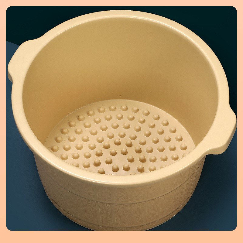 98N重1斤半摔不坏塑料加厚泡脚盆足浴桶洗脚桶牛津家用按摩足疗桶