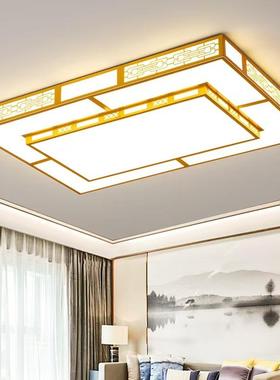 新中式大厅灯2025年新款超亮轻奢客厅主灯简约现代大尺寸吸顶灯具