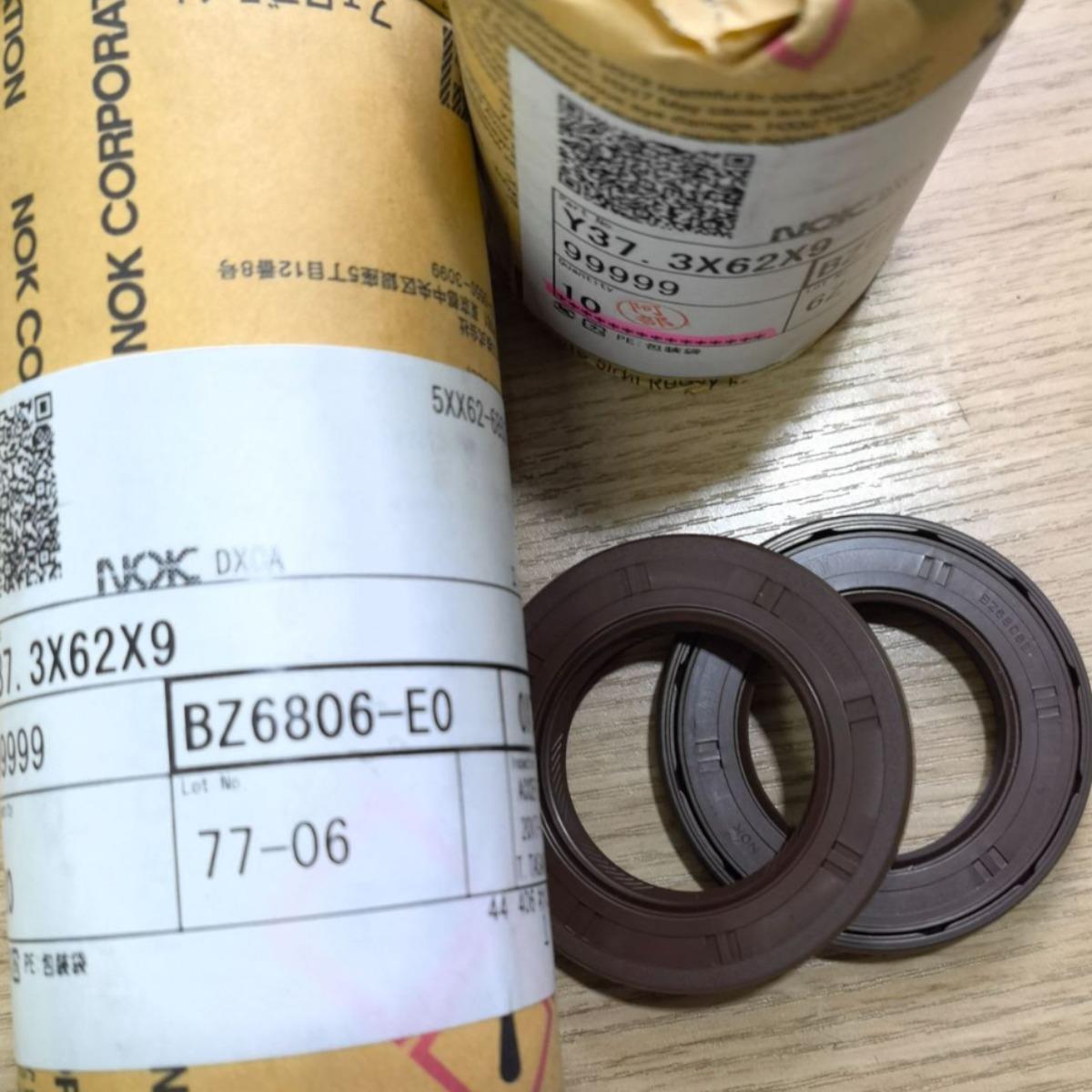 NOK骨架油封BZ6806EO茶色氟橡胶37.3*62*9高压电机油泵用特价处理图片