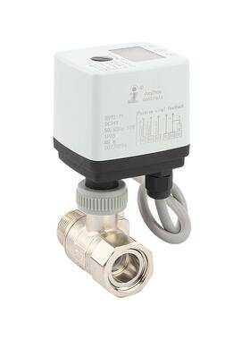 快开3秒定时恒温手动显示触屏带反馈电动球阀二线自复位防水IP65