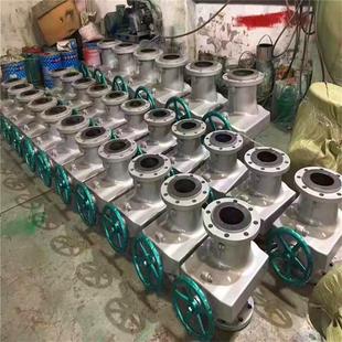 GJ41X-10P DN32手动管夹阀法兰连接手动胶管阀夹管阀排泥浆 矿渣