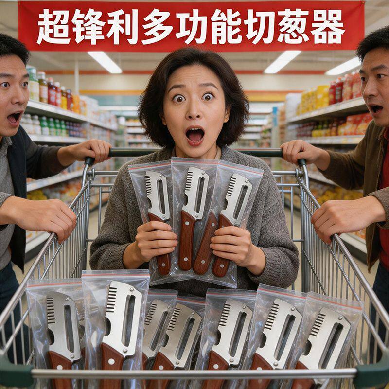3合1多功能切菜开瓶削皮器