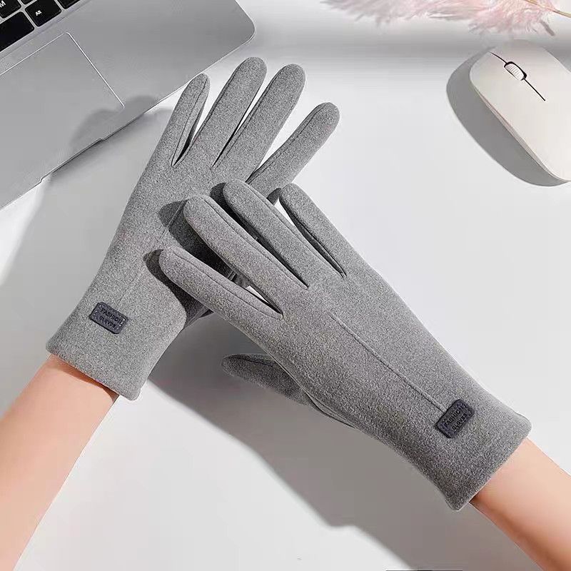 自发热手套秋冬户外保暖加绒防寒