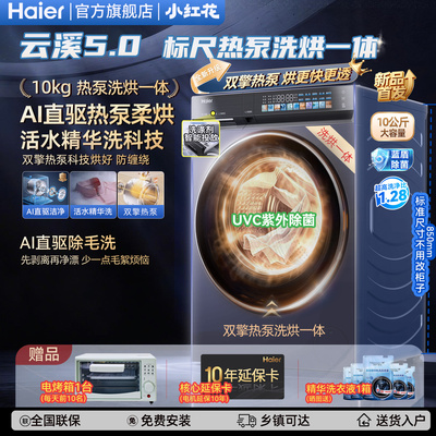 云溪5.0标尺热泵洗烘一体直驱