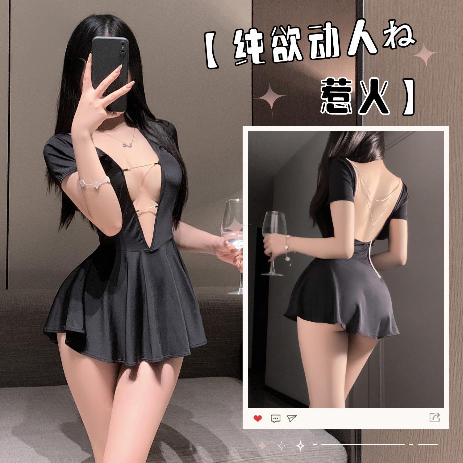 情趣内衣新款少妇性感睡衣深V大尺度诱惑装激情制服辣妹夜店战袍